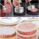 Stainless Steel Non-Stick Hamburger Patty Maker.