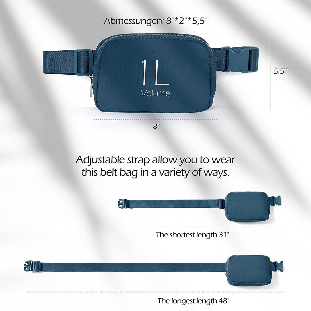 Multipurpose Zipper Chest/Waist Bag