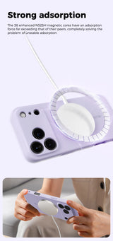 Magnetic Soft Cover Wireless Charge Liquid Silicon Case for iPhone 17 Pro Max 17Air 17Pro 17Pro Max