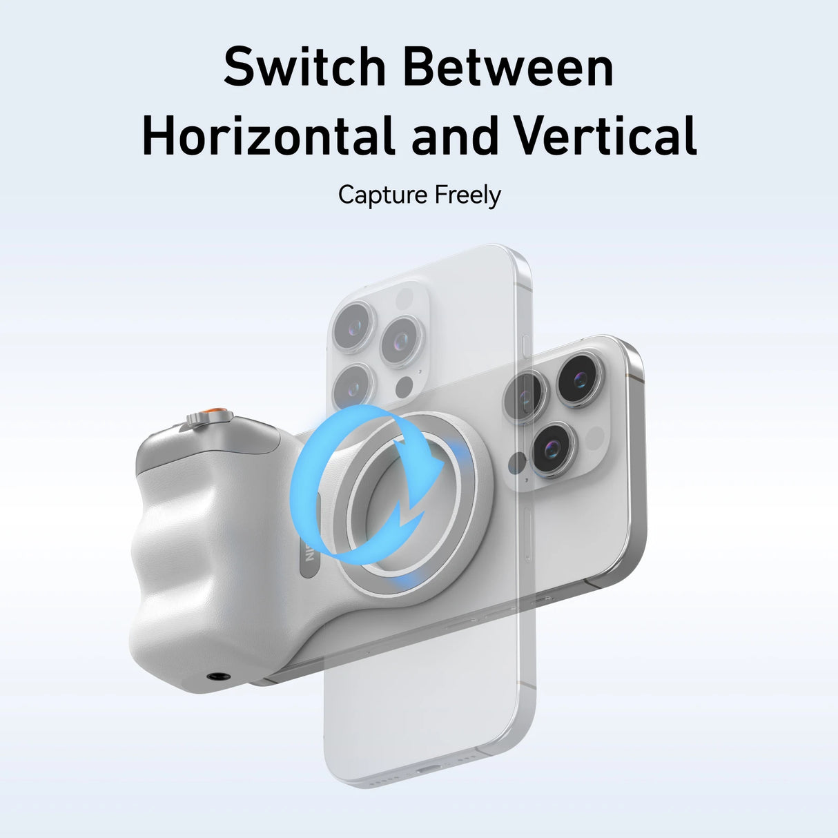 TELESIN Magnetic Phone Camera Holder With Remote Control For iPhone And Samsung