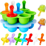 7 Hole Silicone Molds For Popsicles Ice Cream Or Yogurt Treats