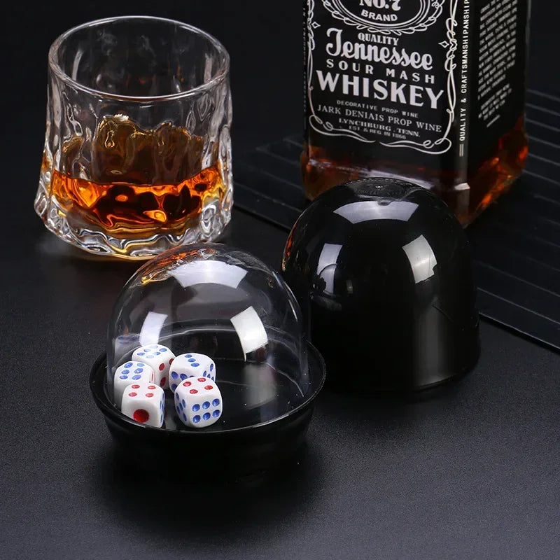 5pc Enclosed Dice Cup