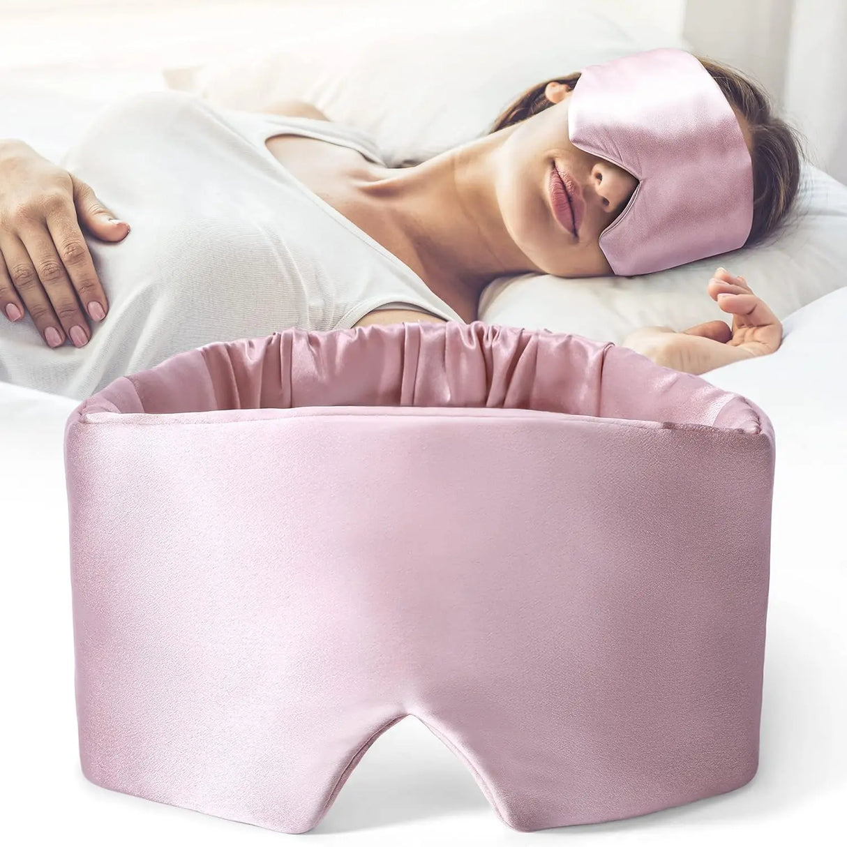 100% Natural Silk Breathable Blackout Sleep Mask