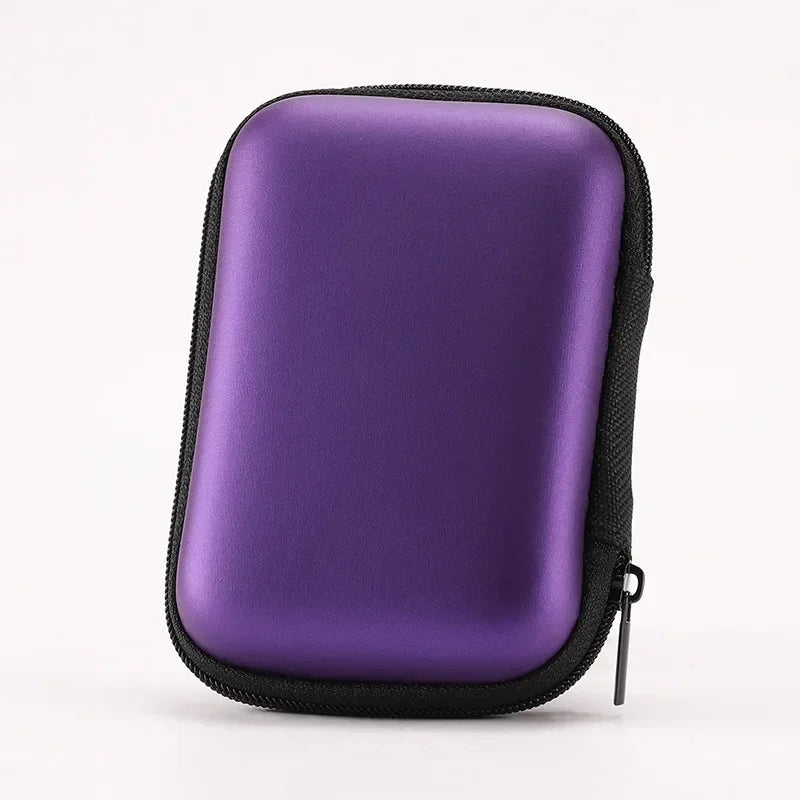 Zipper Carry Case in Multi-Colors For Cards Or Earphones