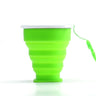 Silicone Heat Resistant Folding Water Cup With Lids