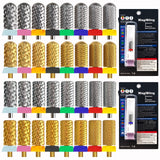 3/32" MagiBling Professional Manicure Nail Drill Bits for Hard Acrylic Gel