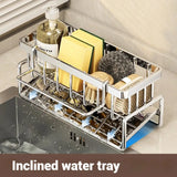 Plastic Multi-Functional Sink Organizer for Kitchen & Bathroom