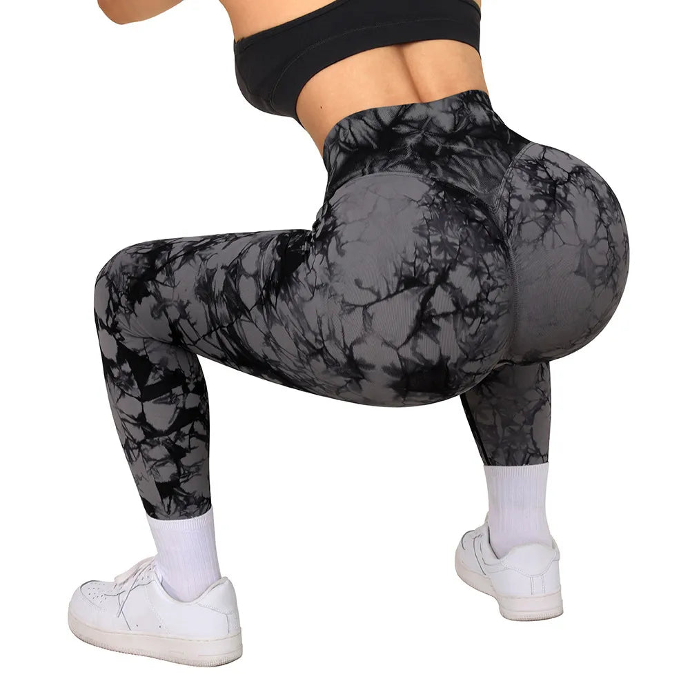 Tie Dye High Waist Yoga Leggings