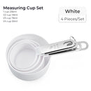 Multicolor 4pcs Stainless Steel Handle Measuring Cup Or spoons.