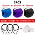 Food-grade Silica Gel Jaw Exercise Line Ball Muscle Trainin Fitness Ball Neck Face Toning  Jaw Muscle Training Face lift