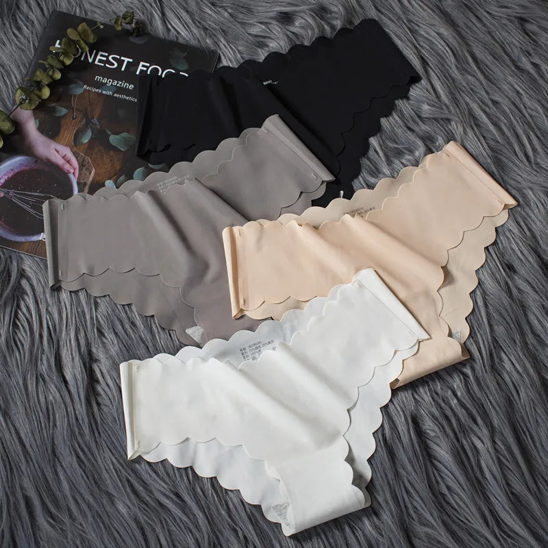 Women's Mid Rise Seamless Silk Briefs