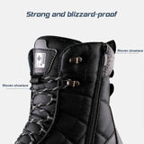 Men's Waterproof High-top/Plush Hiking Snow Boots