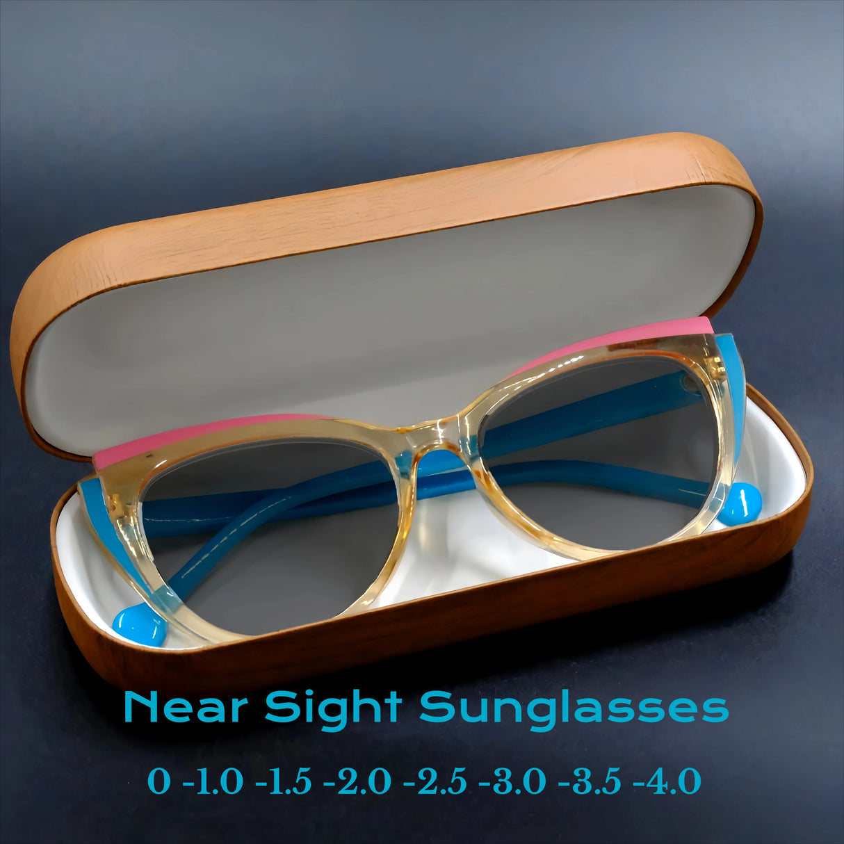 Women's Blue Light Blocking Myopia Glasses With UV Protection