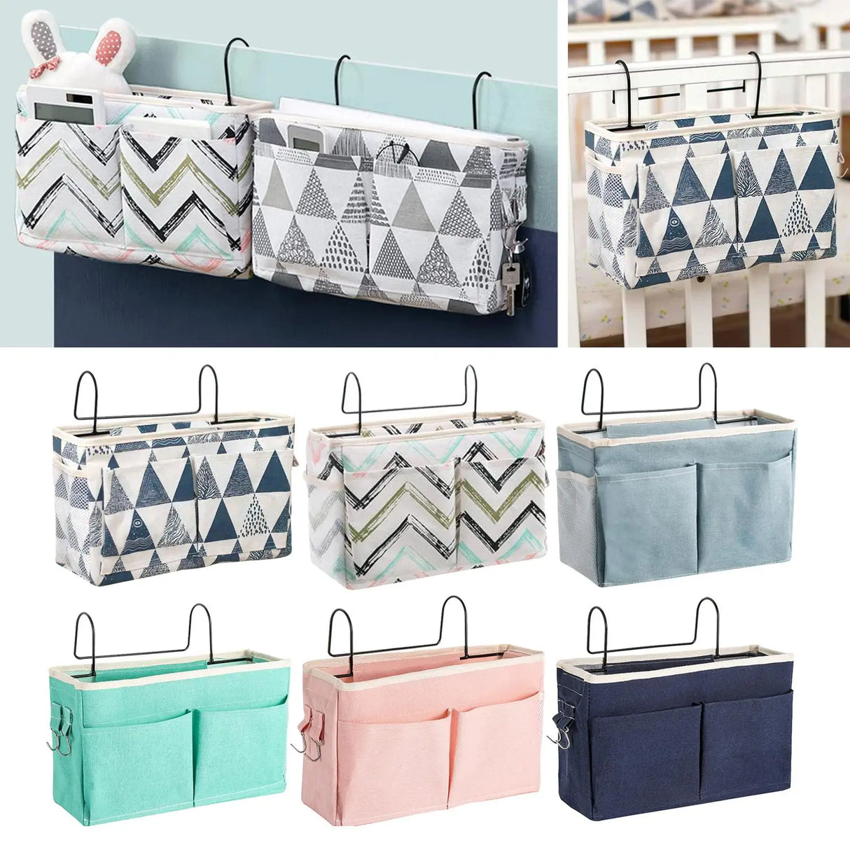 Multifunctional Hanging Bedside Storage Bag