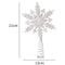 Plastic Five-pointed Star Snowflake Christmas Tree Top