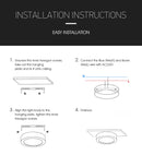 Adjustable Angle Mounted ,Dimmable  led Ceiling Lamp 5W 7W 9W 15W LED COB- AC110/220V,