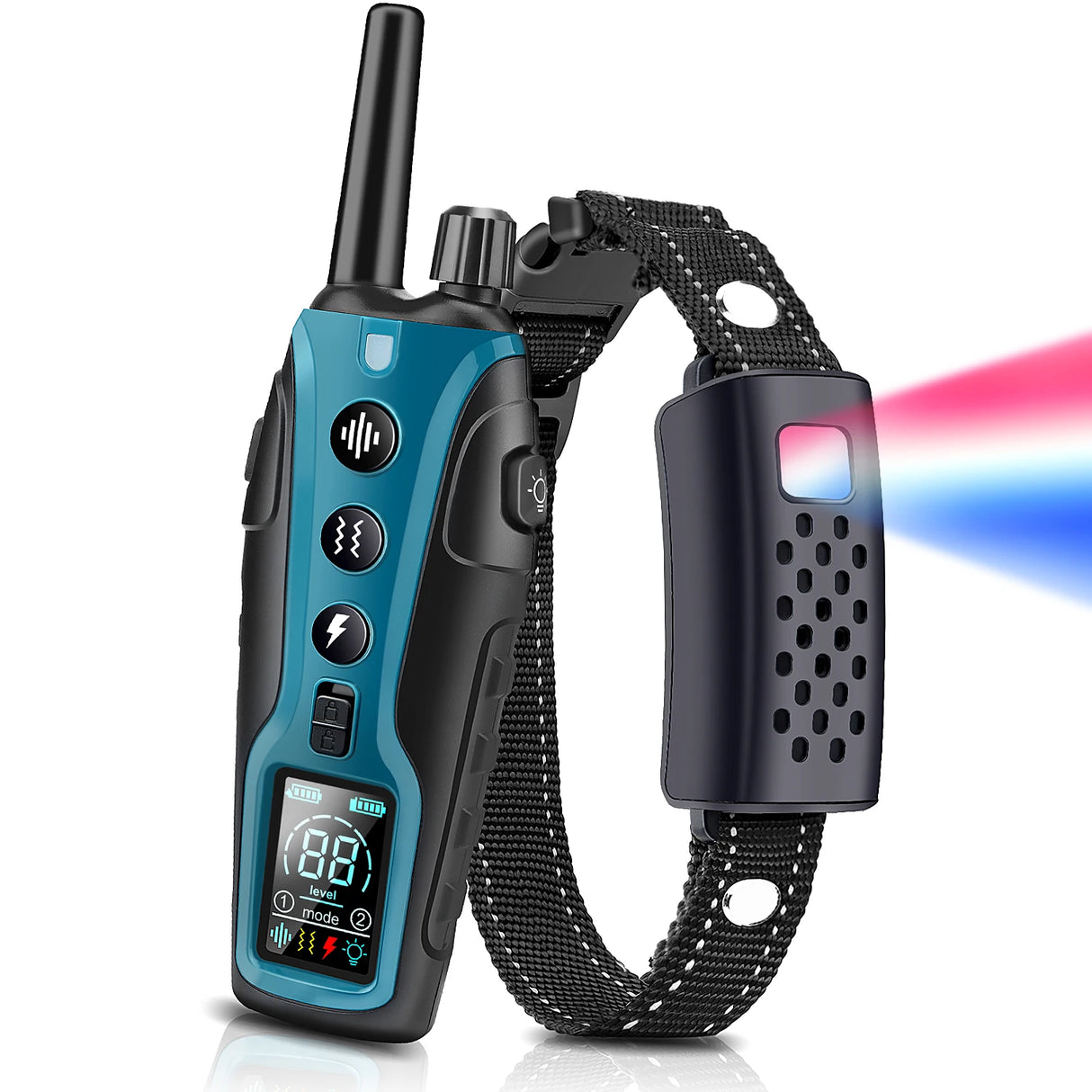 3280FT Dual Battery Display Dog Training Shock Collar With Beep Vibration Or Shock Mode