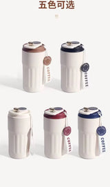 450ml  Temperature Display Thermos Premium Stainless Steel Coffee Cup