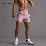 Men's Leisure Shorts With Lace Up And Pockets