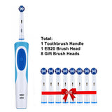 Oral B 3D Whiten Electric Adult Toothbrush With Gift Brush Heads.