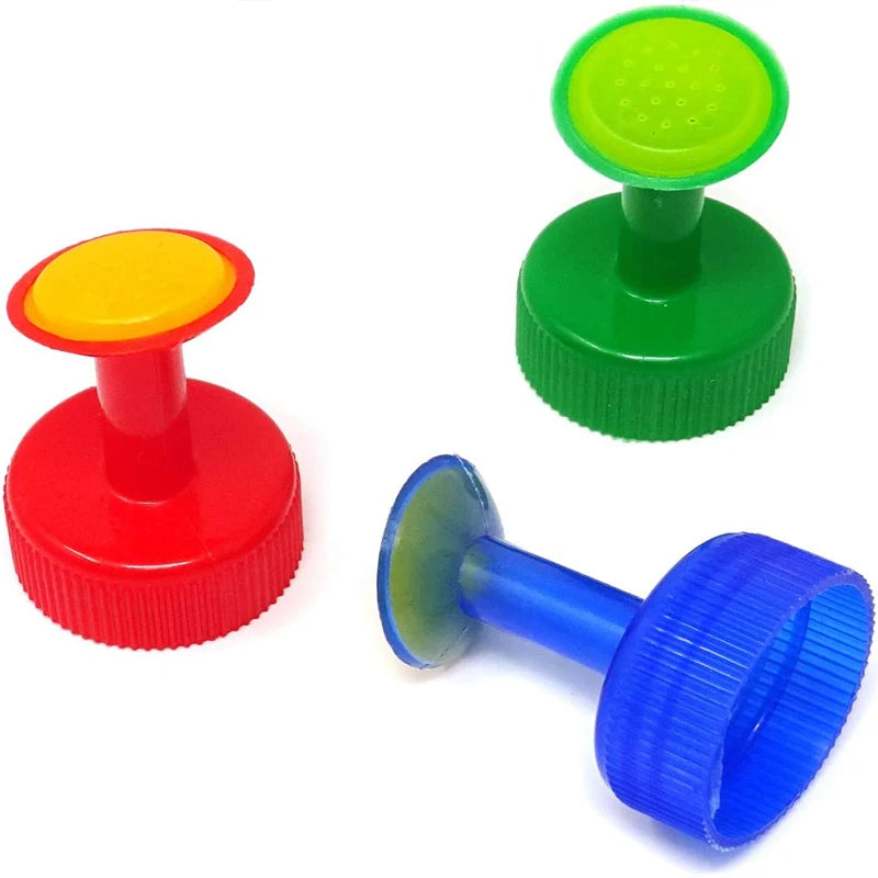Plant Watering Spray-Head Attachment That Fits Soft Drink Bottles.
