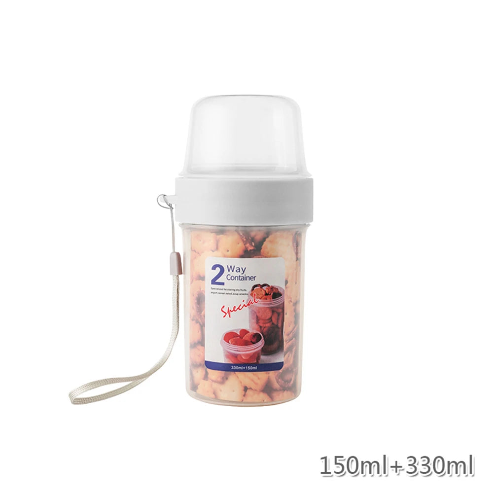 Breakfast Oatmeal Or Yogurt Sealed Container