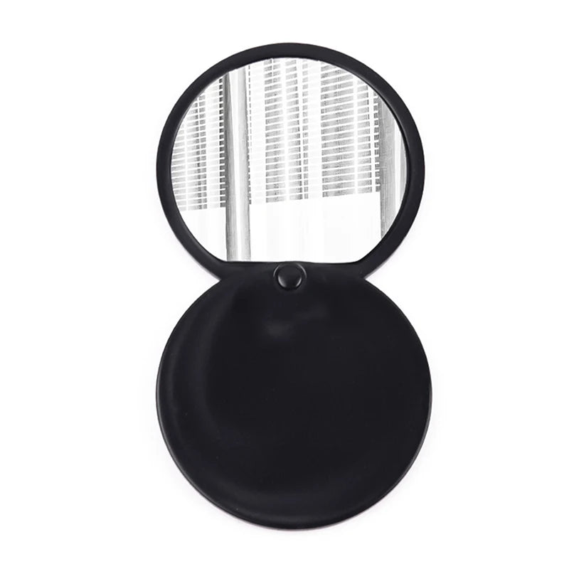 Handheld Makeup Sliding Cover Mini Mirror