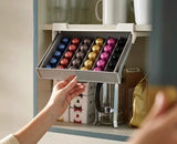Adhesive Space-Saving Capsule Coffee/Tea Bag Storage Rack