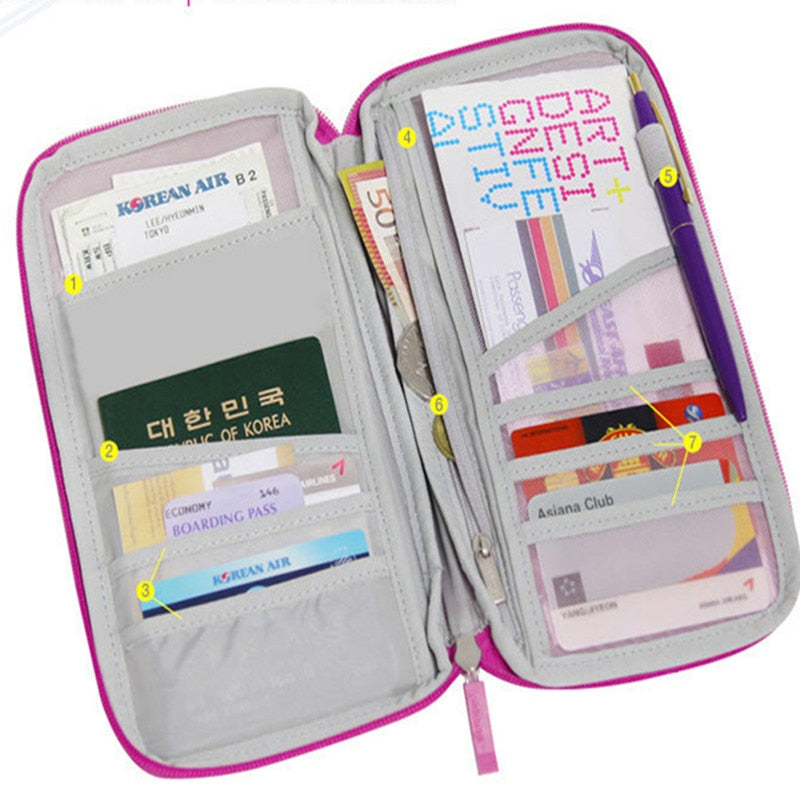 Travel Document Organizer/Passport Cover.