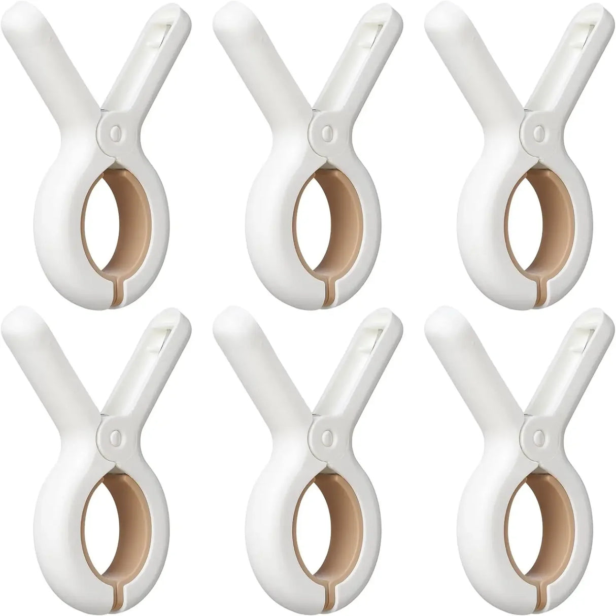6/12Pcs Heavy Duty Plastic Beach Towel Clips