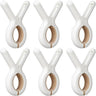 6/12Pcs Heavy Duty Plastic Beach Towel Clips