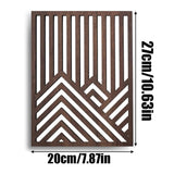 3PCS Retro Wood Indoor Wall Hanging Art