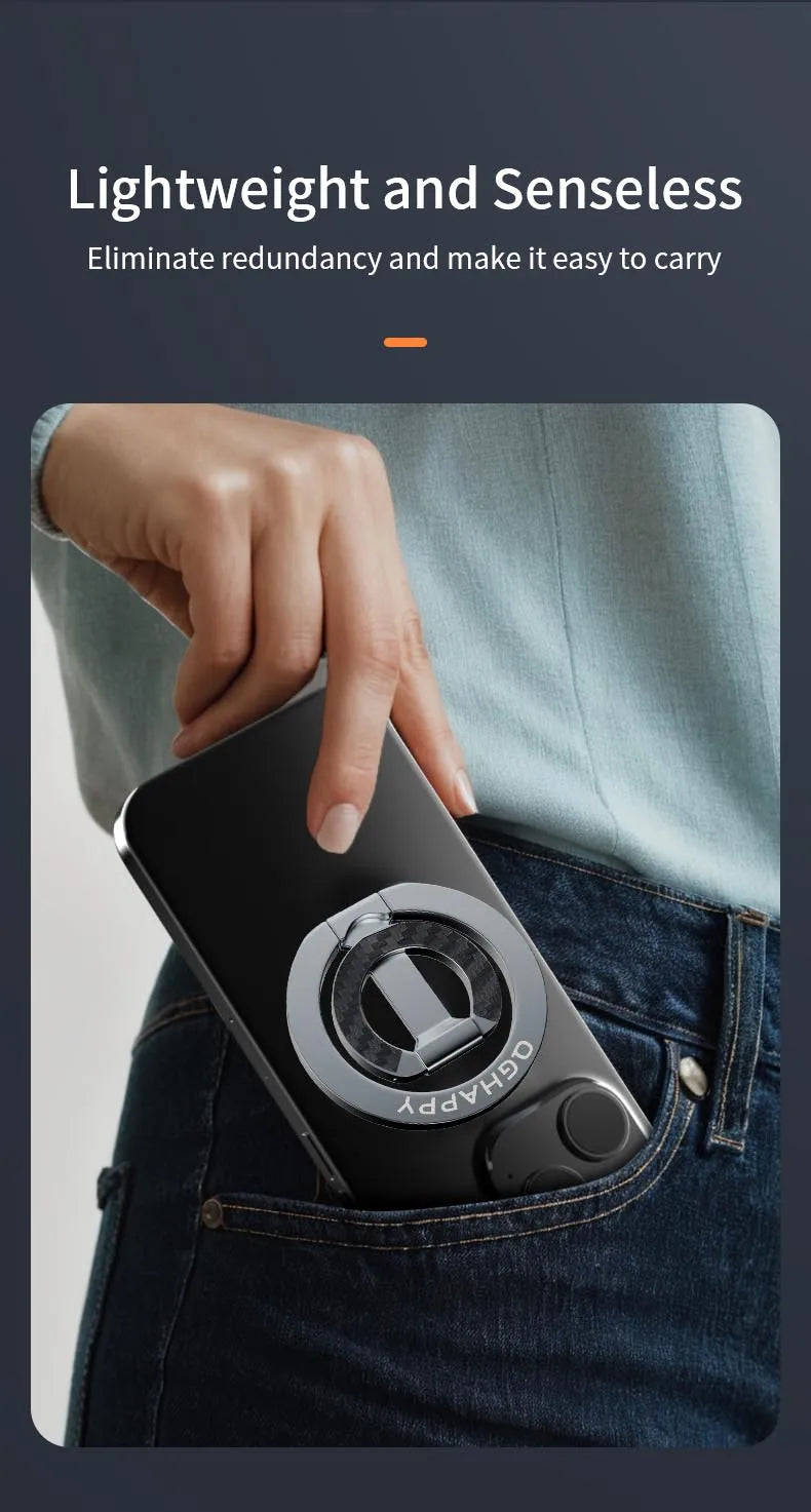 Magnet Grip Ring Holder With Kickstand For iphone 14 15 And 16