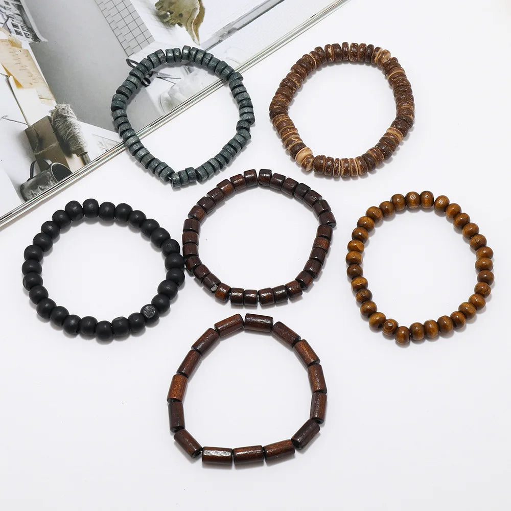 Multi-layer Elastic Buddha Beaded Bracelets