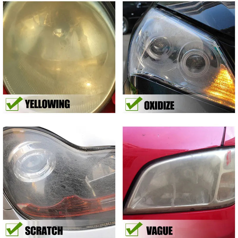 Car Headlight Renewal Polish.