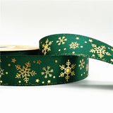 5yards Of 1inch(25mm) Christmas Polyester Ribbon.