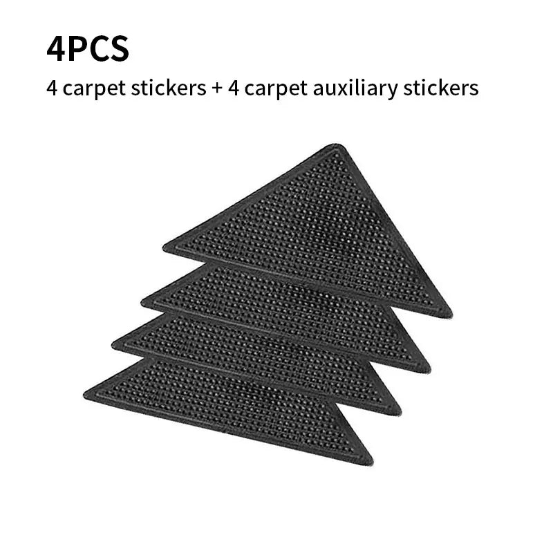 Triangle Carpet Non-slip Washable Corner Stickers