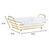 Golden Metal Wire Bread/Fruit Baske