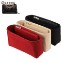 Felt Cloth Insert Organizer Bag With Zipper.