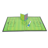 Magnetic Folding Soccer Board Tactical Plate Book With Marker