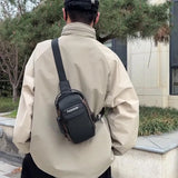 Men's Anti Theft USB Charging Crossbody Bag
