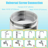 Metal 1440° Rotatable Extension 2 Mode Faucet Sprayer