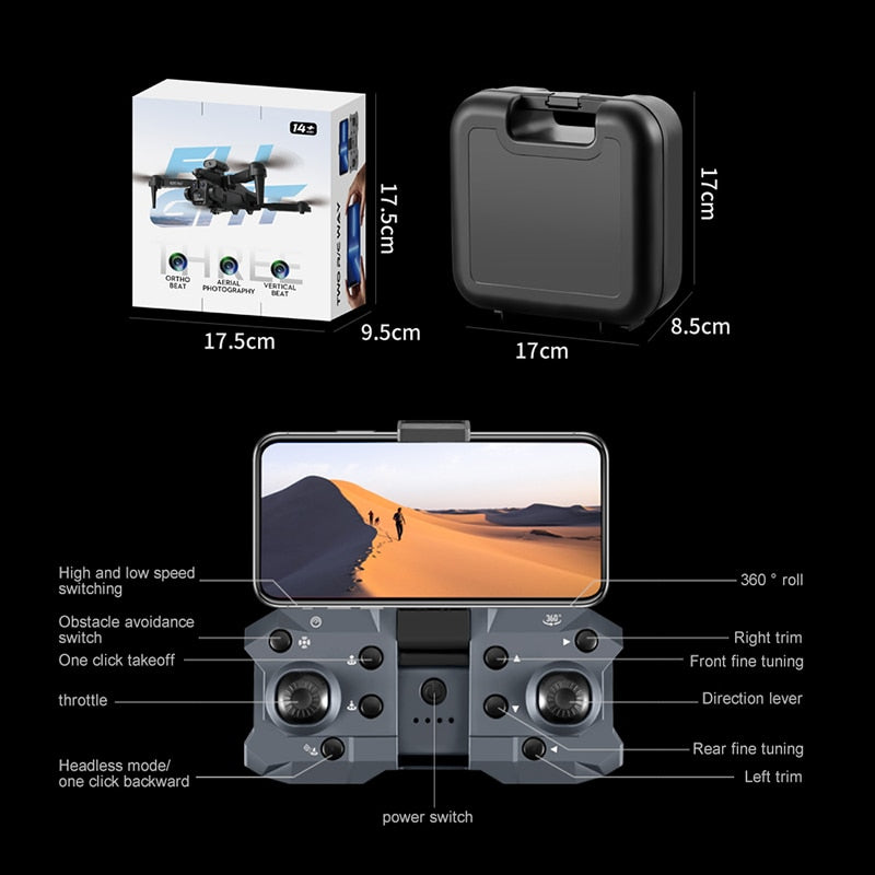 Xiaomi MIJIA K10Max Drone 8K Professinal Three Camera Intelligent Optical Flow Localization Four-way Obstacle Avoidance RC 5000M