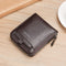 Men's Pu Leather Wallet With Zipper.