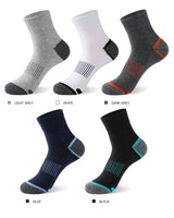 5 Pairs Of High Quality Men's Casual Cotton Breathable Socks Size 38-45..