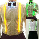 Led Suspenders OR Bow Ties. Perfect For Costume Party.