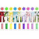 12 Gel Flower Fragrance Toilet Deodorizers