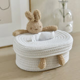 Cotton Woven Rope Tissue Box