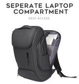 BANGE Waterproof USB Charging Backpack Fits 15.6 Inch Laptop