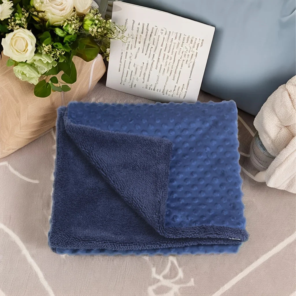 75*100cm Newborn Baby Soft Warm Velvet Blanket